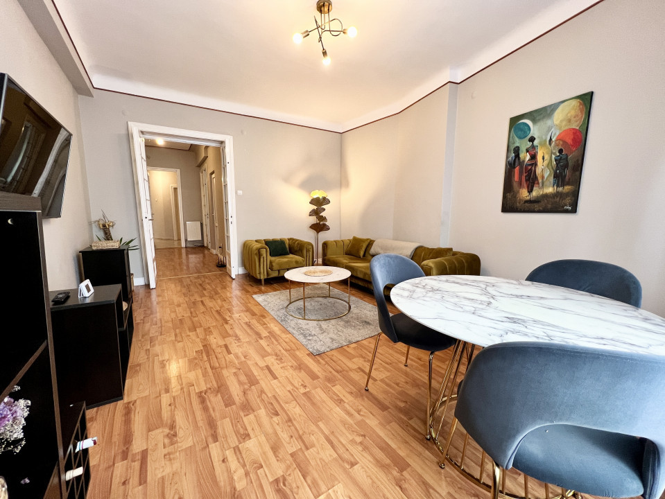 Apartament interbelic decomandat, 111 mp, centrala termica | Ultracentral