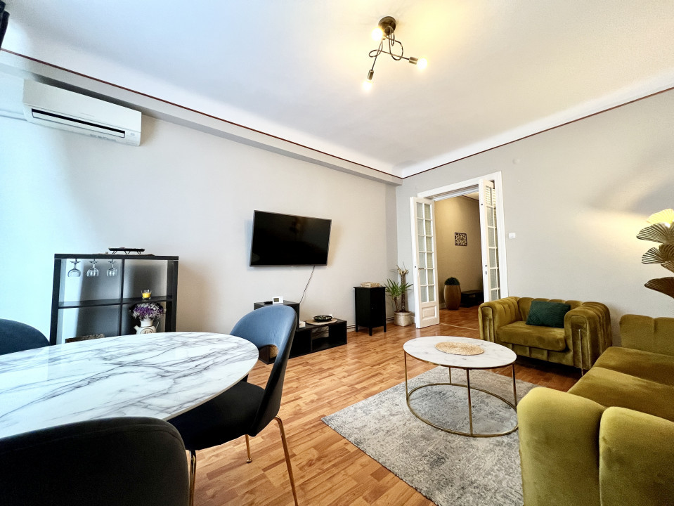 Apartament interbelic decomandat, 111 mp, centrala termica | Ultracentral