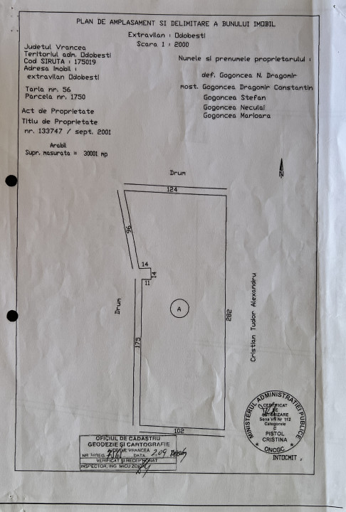 Teren curti constructii 28.787 mp + proiect ferma struti aprobat!