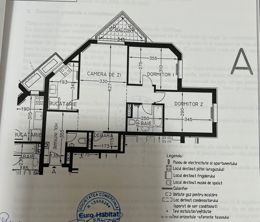 ANTECONTRACT semnat | Apartament 3 camere 70 mp | Planorama